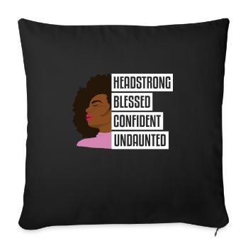 Hbcu Clothing Historic Black College - Sofa pillowcase 17,3'' x 17,3'' (45 x 45 cm) - black - Front