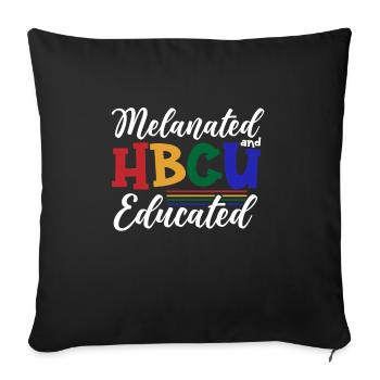Hbcu Clothing Historic Black College - Sofa pillowcase 17,3'' x 17,3'' (45 x 45 cm) - black - Front