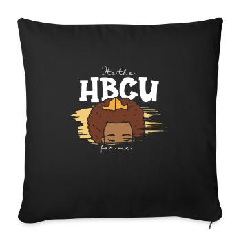 Hbcu Clothing Historic Black College - Sofa pillowcase 17,3'' x 17,3'' (45 x 45 cm) - black - Front