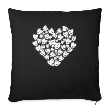 Actrice Drame Broadway Musical Theater - Housse de coussin décorative 45 x 45 cm - noir - Devant