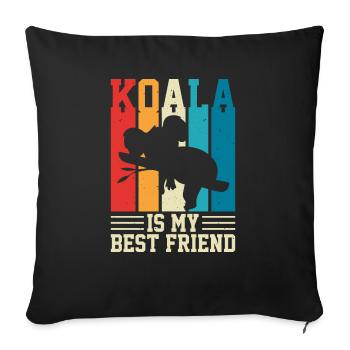 KOALAS BEST FRIEND - Housse de coussin décorative 45 x 45 cm - noir - Devant