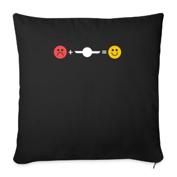 Onewheel Shirt Gift - Sofa pillowcase 17,3'' x 17,3'' (45 x 45 cm) - black - Front