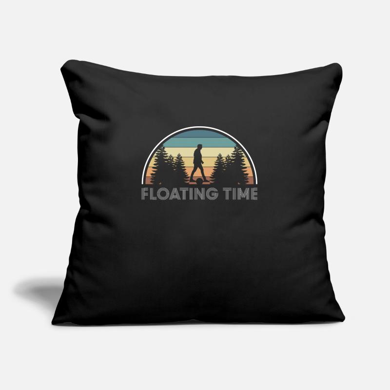 Floating Time Shirt Geschenk Onewheel Sofakissenbezug 45 x 45 cm