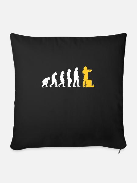 Evolution Beekeeper Imker Shirt Geschenk - Sofakissenbezug 45 x 45 cm - Schwarz