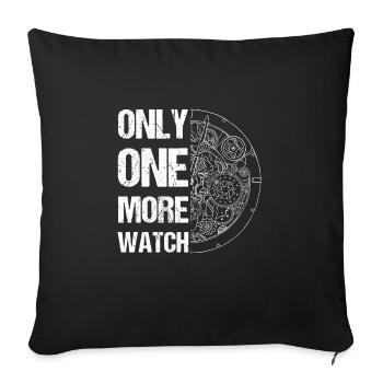 Watch Collector Watch Watchmaker - Sofa pillowcase 17,3'' x 17,3'' (45 x 45 cm) - black - Front