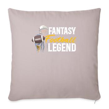Fantasy Fußball Legende Auto Draft Sport Lover - Sofakissenbezug 45 x 45 cm - helles Taupe - Vorne