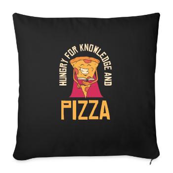 Les super-héros amoureux des livres Lire les livres gourmets - Housse de coussin décorative 45 x 45 cm - noir - Devant