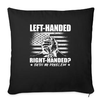 Armwrestler USA Flag Handwrestling - Sofa pillowcase 17,3'' x 17,3'' (45 x 45 cm) - black - Front
