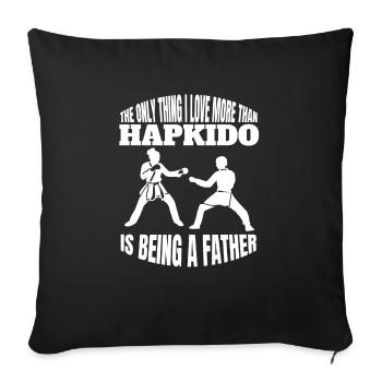 Hapkido Martial Arts Judo Aikido Karate Martial Arts - Sofa pillowcase 17,3'' x 17,3'' (45 x 45 cm) - black - Front