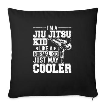 Funny BJJ & MMA Design Brazilian Jiu Jitsu Practit - Sofa pillowcase 17,3'' x 17,3'' (45 x 45 cm) - black - Front