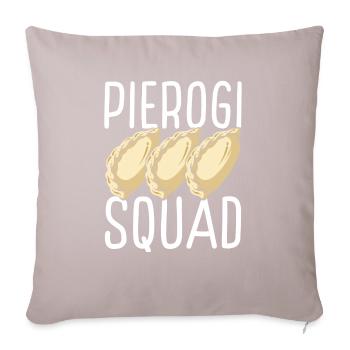 Pierogi Lover Pierogi Maker Polish Food Squad - Sofa pillowcase 17,3'' x 17,3'' (45 x 45 cm) - light taupe - Front