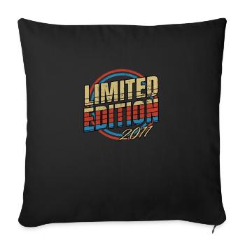 Limited Edition 2011 Vintage - Sofakissenbezug 45 x 45 cm - Schwarz - Vorne