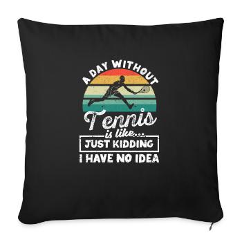 Funny Player Coach Fan Sports Lovers A - Sofa pillowcase 17,3'' x 17,3'' (45 x 45 cm) - black - Front