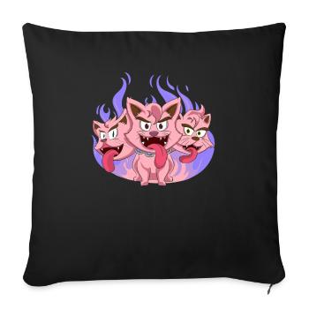 Nu Goth Japanische ästhetische okkulte Hexerei Hexe - Sofakissenbezug 45 x 45 cm - Schwarz - Vorne