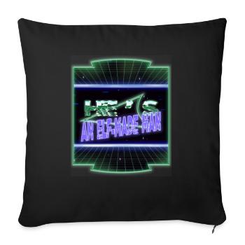 Beach Bedroom Jokes Couples Dinosaur Fan - Sofa pillowcase 17,3'' x 17,3'' (45 x 45 cm) - black - Front