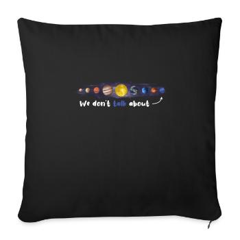Pluto 1930-2006 Never Forget - Sofakissenbezug 45 x 45 cm - Schwarz - Vorne
