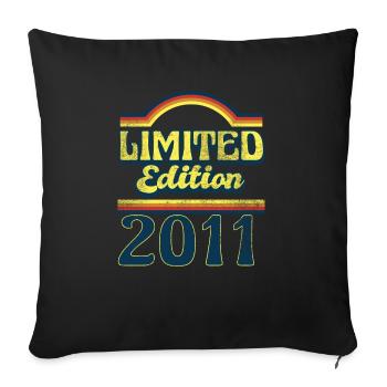 Limited Edition 2011 Vintage - Sofakissenbezug 45 x 45 cm - Schwarz - Vorne