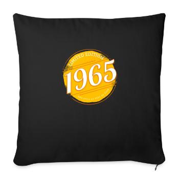 Édition limitée 1965 et toujours aussi sexy - Housse de coussin décorative 45 x 45 cm - noir - Devant