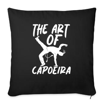 The Art Of Capoeira Dance Style Martial Arts Martial Arts - Sofa pillowcase 17,3'' x 17,3'' (45 x 45 cm) - black - Front