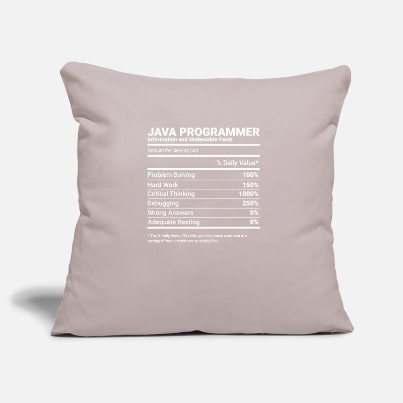 Java Programmer Software Engineer Developer Nutrit Sofakissenbezug 45 x 45 cm