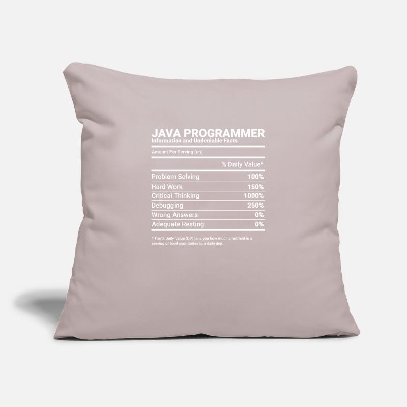Java Programmer Software Engineer Developer Nutrit Sofakissenbezug 45 x 45 cm