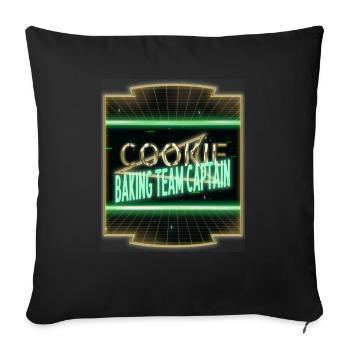 Funny Gym Delicious Dinosaur Fan Bodybuilder Comic - Sofa pillowcase 17,3'' x 17,3'' (45 x 45 cm) - black - Front
