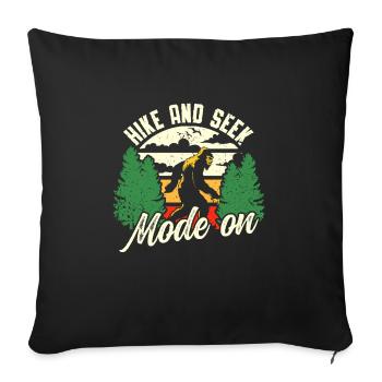 Bigfoot Party Supplies Hike And Seek Mode On - Sofakissenbezug 45 x 45 cm - Schwarz - Vorne