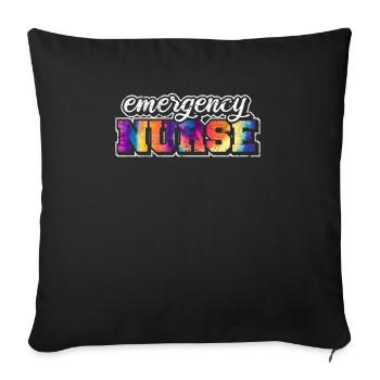 Emergency Nurse Practitioner ER Nurse Trauma Nurse - Sofakissenbezug 45 x 45 cm - Schwarz - Vorne