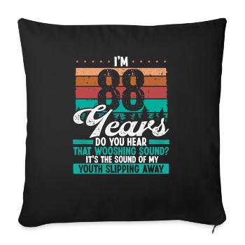 88 Year Old Funny Getting Old Humor Birthday Idea - Sofa pillowcase 17,3'' x 17,3'' (45 x 45 cm) - black - Front