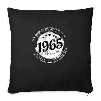 Édition limitée 1965 et toujours aussi sexy - Housse de coussin décorative 45 x 45 cm - noir - Devant