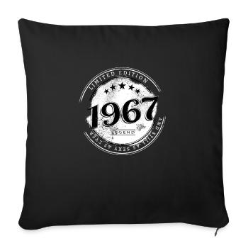 Édition limitée 1967 et toujours aussi sexy - Housse de coussin décorative 45 x 45 cm - noir - Devant