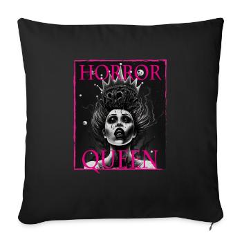 Evil Old Woman Horror Gothic Horror Witch Abstract - Sofa pillowcase 17,3'' x 17,3'' (45 x 45 cm) - black - Front