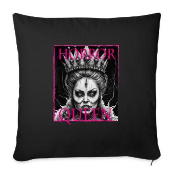 Evil Old Woman Horror Gothic Horror Witch Abstract - Sofa pillowcase 17,3'' x 17,3'' (45 x 45 cm) - black - Front