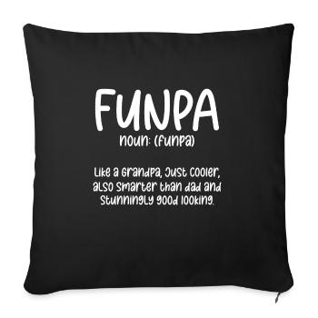 Funpa Definition Der Mann Der Mythos Der - Sofakissenbezug 45 x 45 cm - Schwarz - Vorne
