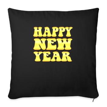 Countdown New Years Eve Party - New Year - Sofa pillowcase 17,3'' x 17,3'' (45 x 45 cm) - black - Front