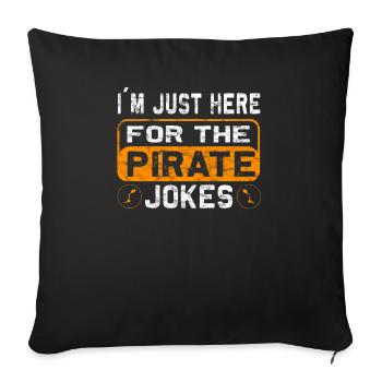 Chirurgie de prothèse d’humour amputée Amputation - Housse de coussin décorative 45 x 45 cm - noir - Devant