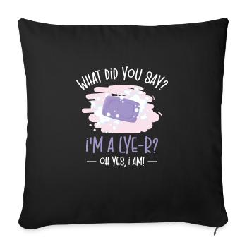 Soap Dealer Homemade Soap Soaper Soap Hobbyist - Sofa pillowcase 17,3'' x 17,3'' (45 x 45 cm) - black - Front