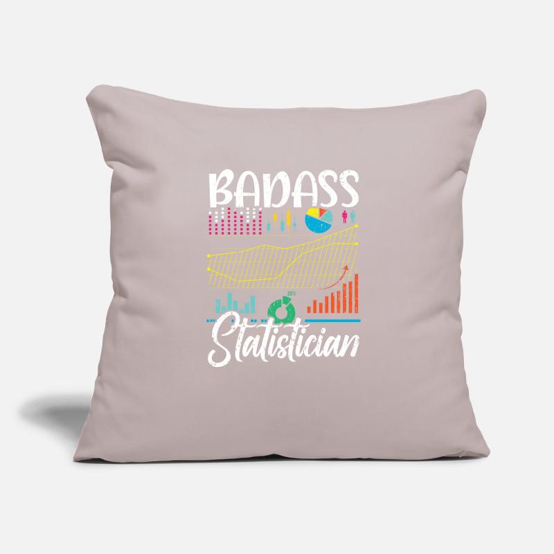 Badass Statistician Data Analyst Job Statistics Sofa pillowcase 17,3'' x 17,3'' (45 x 45 cm)