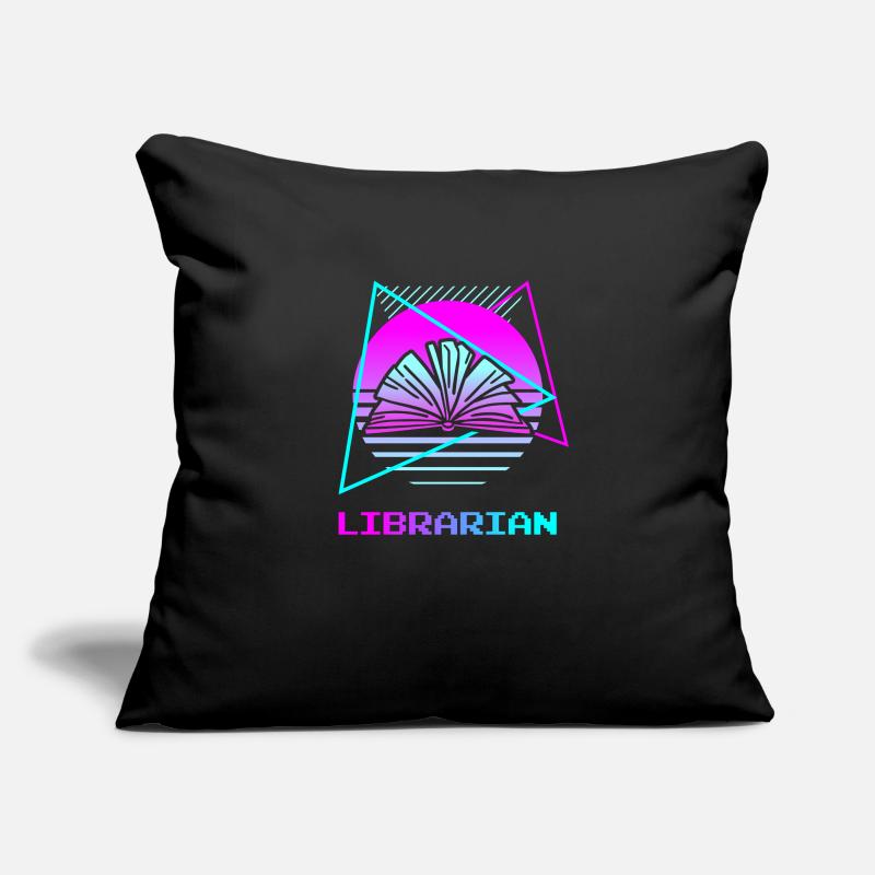 Retro Librarian Book Library Sofa pillowcase 17,3'' x 17,3'' (45 x 45 cm)