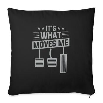 Classic Car Racing Sports Car Parts Mechanic - Sofa pillowcase 17,3'' x 17,3'' (45 x 45 cm) - black - Front
