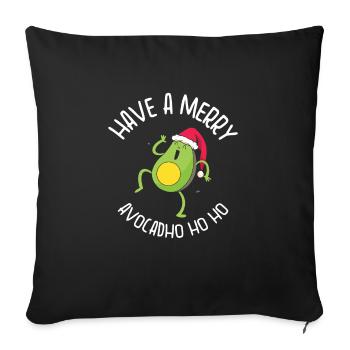 Noël Avocat Keto Fruit Diet Holiday Keto - Housse de coussin décorative 45 x 45 cm - noir - Devant