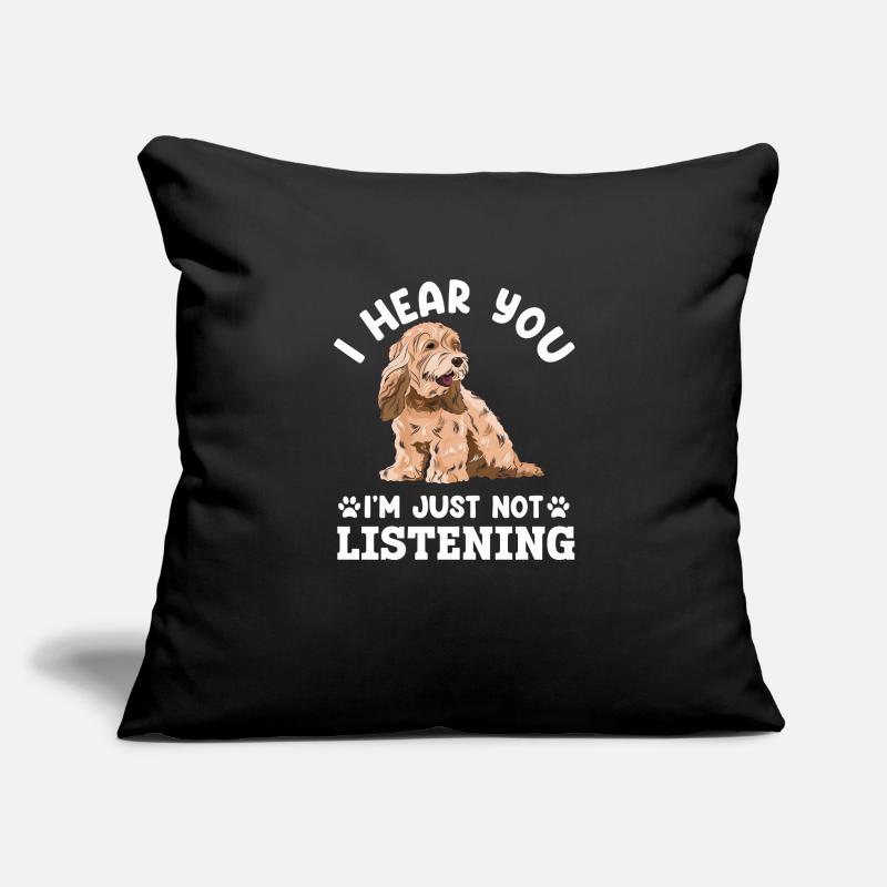 Cockapoo Dog Sofa pillowcase 17,3'' x 17,3'' (45 x 45 cm)