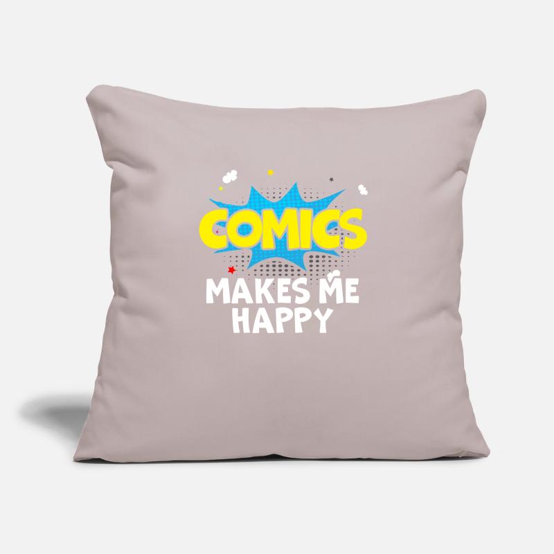 Comics Collector Comic Reader Fictional Characters Sofa pillowcase 17,3'' x 17,3'' (45 x 45 cm)