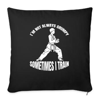 Hapkido Karate Martial Arts Judo Aikido Martial Arts - Sofa pillowcase 17,3'' x 17,3'' (45 x 45 cm) - black - Front