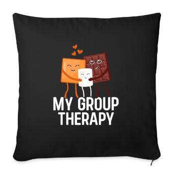 T-shirts de vacances en famille pour enfants Cousin Squad - Housse de coussin décorative 45 x 45 cm - noir - Devant