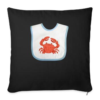 Alaska Gift Enfants Hommes Femmes USA Nature Crème glacée - Housse de coussin décorative 45 x 45 cm - noir - Devant