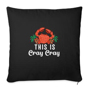 Crab Scorpion Lobster Shrimp Crabs - Sofa pillowcase 17,3'' x 17,3'' (45 x 45 cm) - black - Front