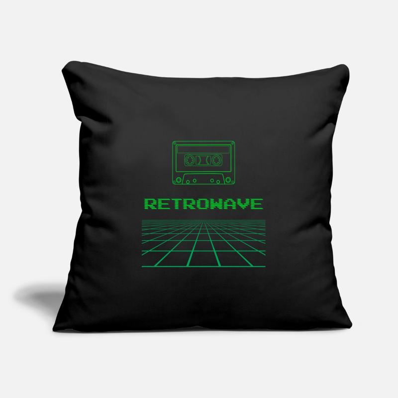 Retrowave Synthwave 80s Design Sofakissenbezug 45 x 45 cm