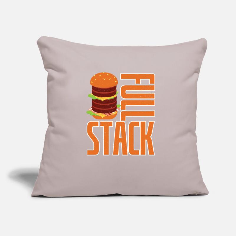 Full Stack Burger Stacking Sofa pillowcase 17,3'' x 17,3'' (45 x 45 cm)