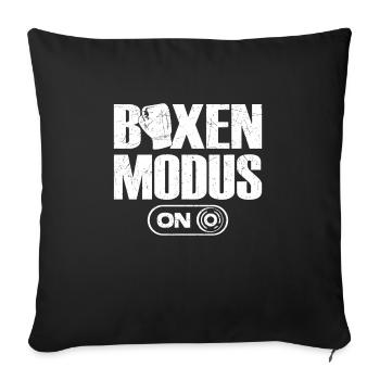 Kickboxer Mode On Kickboxer Fan Fan - Sofa pillowcase 17,3'' x 17,3'' (45 x 45 cm) - black - Front